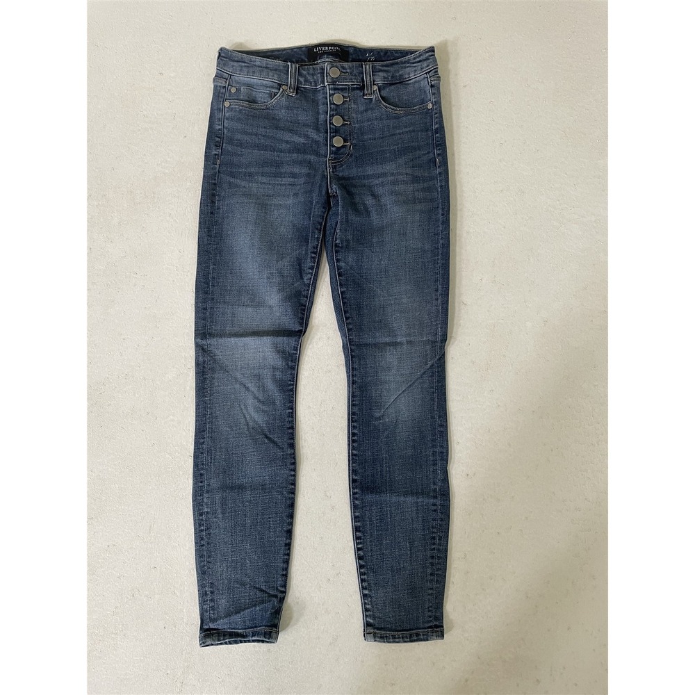 Liverpool Jeans Company Dark Blue Ankle Skinny Jeans